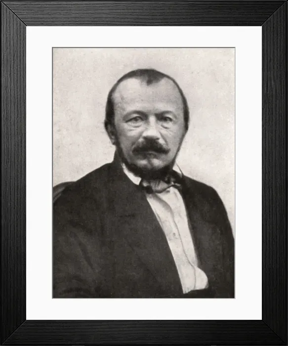 Framed Print : Gerard de Nerval, French poet, mid-19th century. Artist: Nadar Framed Print : Gerard de Nerval, French poet, mid-19th century. Artist: Nadar