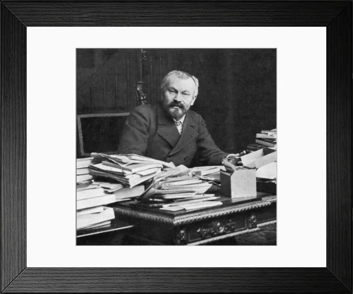 Framed Print : Jules Lemaitre, French critic and dramatist, late 19th century. Artist: Dornac Framed Print : Jules Lemaitre, French critic and dramatist, late 19th century. Artist: Dornac