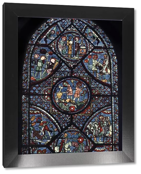 Charlemagne Window, Cathedral of Chartres, France, c1225