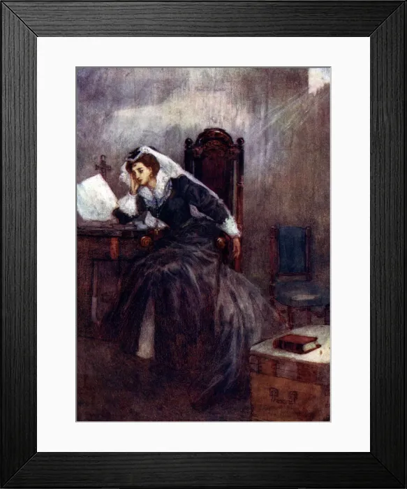 Framed Print : For nineteen years this poor queen was kept in prison, 16th century, (1905). Artist: As Forrest Framed Print : For nineteen years this poor queen was kept in prison, 16th century, (1905). Artist: As Forrest