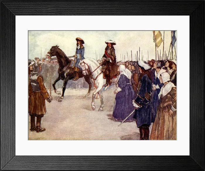 Framed Print : The Deliverer had come, 1688, (1905). Artist: As Forrest Framed Print : The Deliverer had come, 1688, (1905). Artist: As Forrest