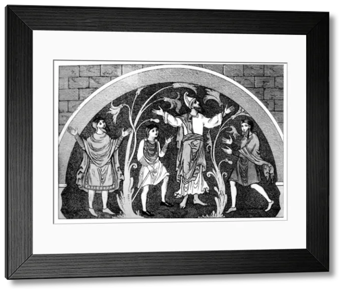 Framed Print : Saxon dress, (1910) Framed Print : Saxon dress, (1910)