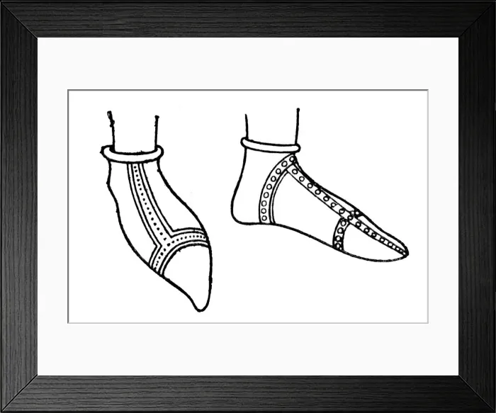 Framed Print : Norman shoes, (1910) Framed Print : Norman shoes, (1910)