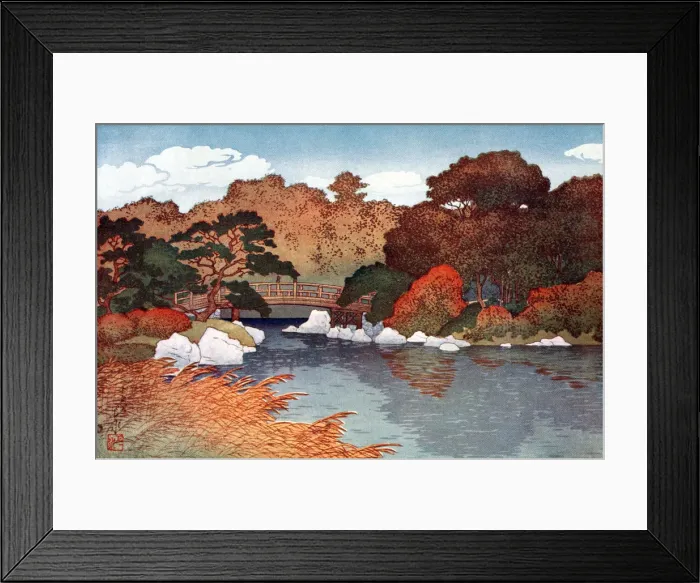Framed Print : Autumn in Hundred Flower Garden at Muko-Jima, c1900-1950. Artist: Yoshida Hiroshi Framed Print : Autumn in Hundred Flower Garden at Muko-Jima, c1900-1950. Artist: Yoshida Hiroshi