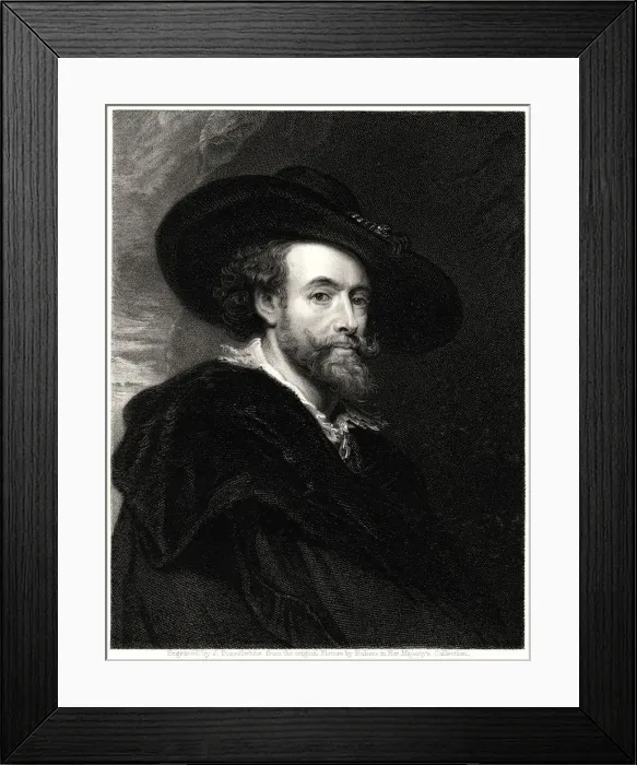 Framed Print : Rubens, 19th century. Artist: James Posselwhite Framed Print : Rubens, 19th century. Artist: James Posselwhite