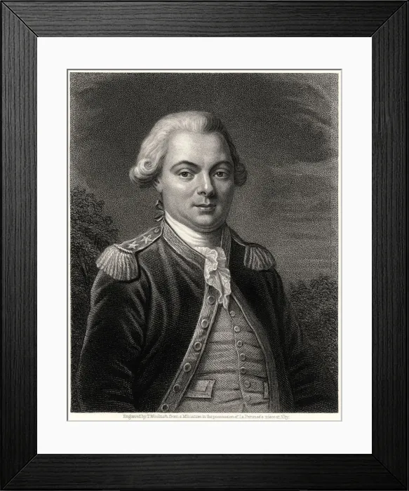 Framed Print : La Perouse, 19th century. Artist: Thomas Woolnoth Framed Print : La Perouse, 19th century. Artist: Thomas Woolnoth