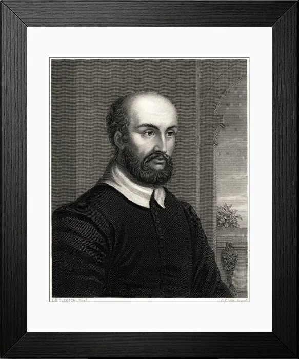Framed Print : Andrea Palladio, 19th century. Artist: C Cook Framed Print : Andrea Palladio, 19th century. Artist: C Cook