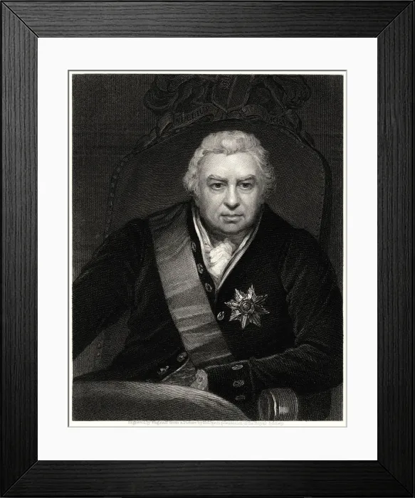Framed Print : Sir J Banks, 19th century. Artist: CE Wagstaff Framed Print : Sir J Banks, 19th century. Artist: CE Wagstaff
