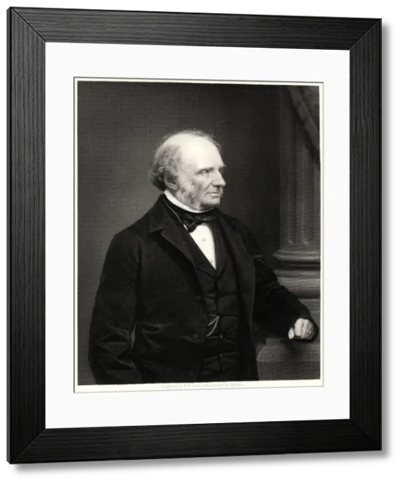 Framed Print : Earl Russell, 19th century. Artist: William Holl Framed Print : Earl Russell, 19th century. Artist: William Holl