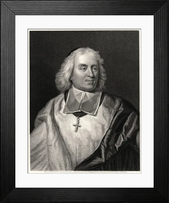 Framed Print : Bossuet, 19th century. Artist: Richard Woodman Framed Print : Bossuet, 19th century. Artist: Richard Woodman