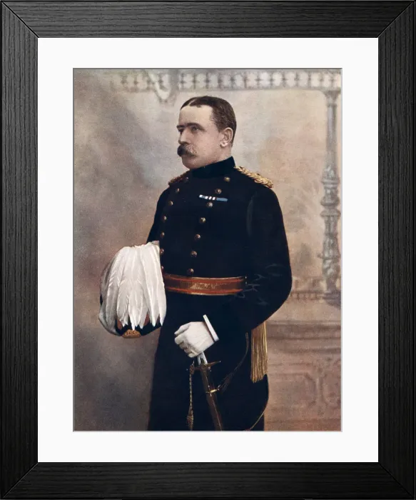 Framed Print : Lieutenant-General JDP French, Commanding Cavalry Division, South Africa Field Force, 1902. Artist: C Knight Framed Print : Lieutenant-General JDP French, Commanding Cavalry Division, South Africa Field Force, 1902. Artist: C Knight