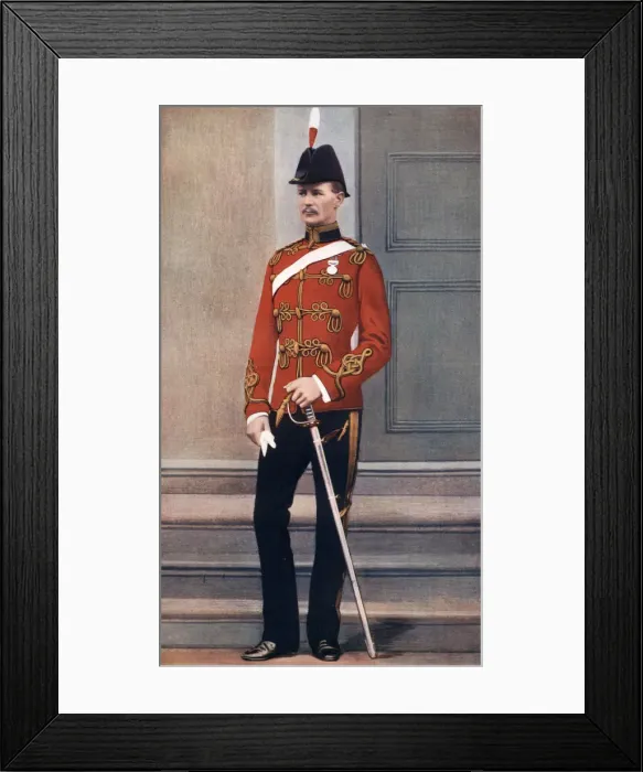 Framed Print : Lieutenant Frederick Hugh Sherston Roberts, British soldier, 1902. Artist: Lafayette Framed Print : Lieutenant Frederick Hugh Sherston Roberts, British soldier, 1902. Artist: Lafayette