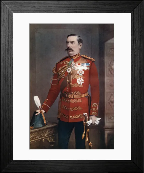Framed Print : Lieutenant-General Sir Baker Creed Russell, commanding Southern District, 1902. Artist: Maull & Fox Framed Print : Lieutenant-General Sir Baker Creed Russell, commanding Southern District, 1902. Artist: Maull & Fox