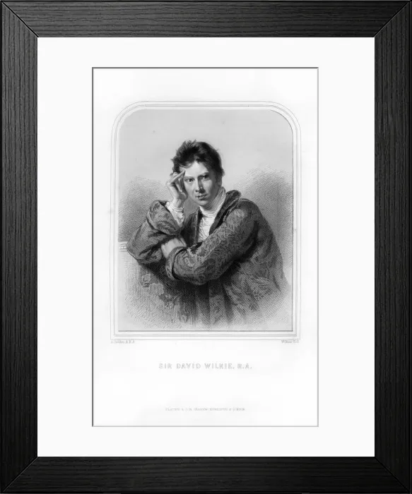 Framed Print : Sir David Wilkie, Scottish painter, (1870). Artist: William Holl Framed Print : Sir David Wilkie, Scottish painter, (1870). Artist: William Holl