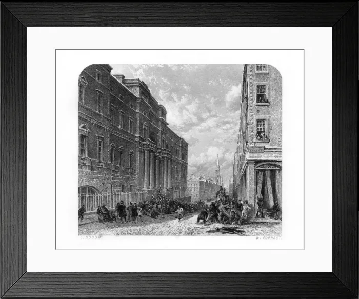 Framed Print : The University of Edinburgh, Scotland, 1870. Artist: W Forrest Framed Print : The University of Edinburgh, Scotland, 1870. Artist: W Forrest