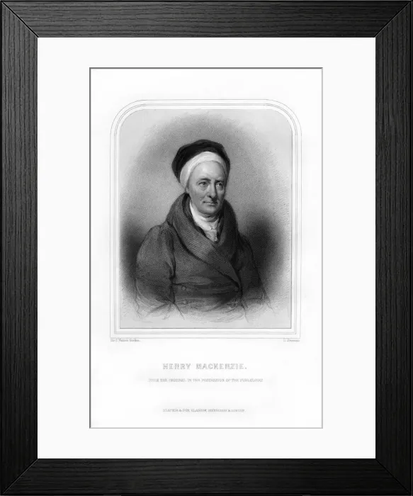 Framed Print : Henry Mackenzie, Scottish novelist and miscellaneous writer, (1870). Artist:s Freeman Framed Print : Henry Mackenzie, Scottish novelist and miscellaneous writer, (1870). Artist:s Freeman