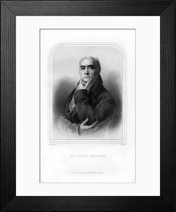 Framed Print : Sir Henry Raeburn, Scottish portrait painter, (1870). Artist: TW Knight Framed Print : Sir Henry Raeburn, Scottish portrait painter, (1870). Artist: TW Knight