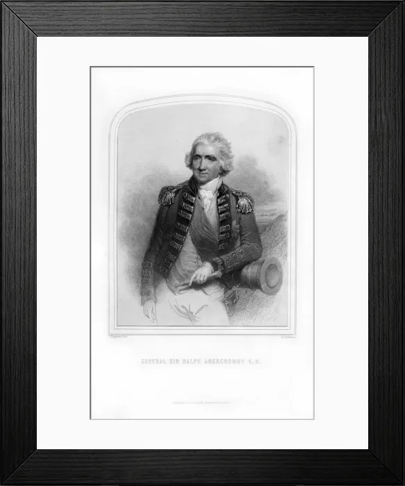 Framed Print : Sir Ralph Abercromby, British Lieutenant-General, (1870). Artist: H Robinson Framed Print : Sir Ralph Abercromby, British Lieutenant-General, (1870). Artist: H Robinson