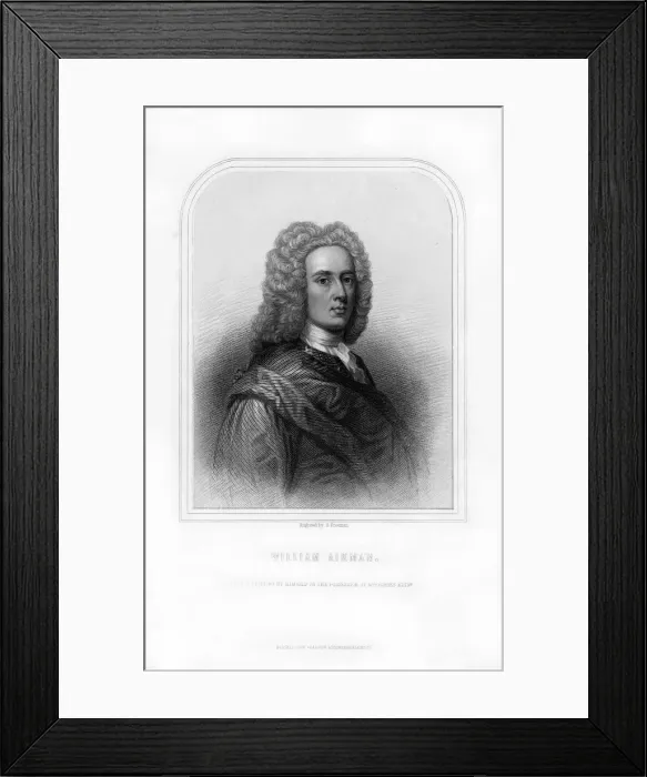Framed Print : William Aikman, eminent Scottish portrait painter, (1870). Artist:s Freeman Framed Print : William Aikman, eminent Scottish portrait painter, (1870). Artist:s Freeman
