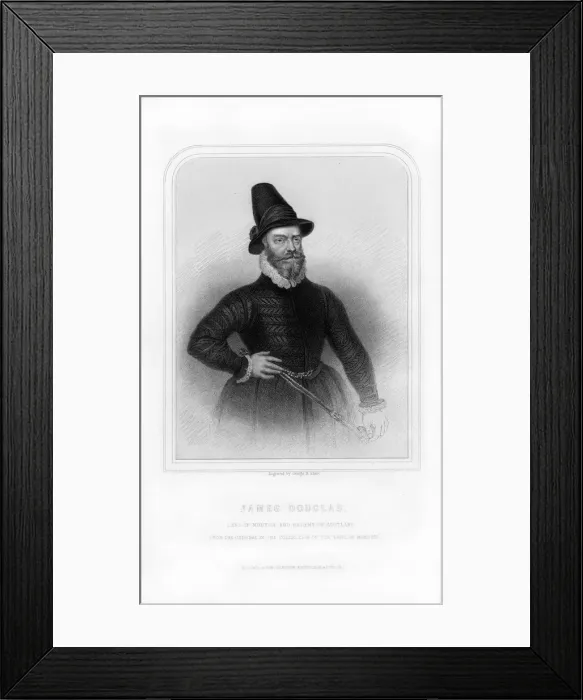 Framed Print : James Douglas, 4th Earl of Morton, (1870). Artist: GB Shaw Framed Print : James Douglas, 4th Earl of Morton, (1870). Artist: GB Shaw