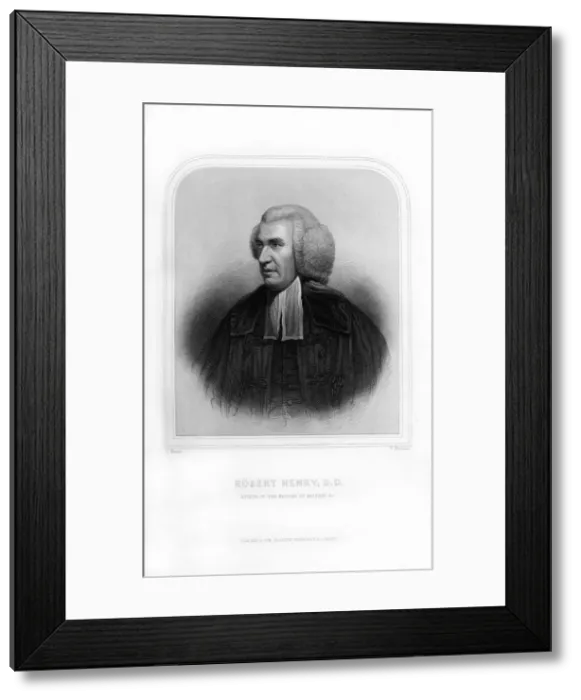 Framed Print : Robert Henry, Scottish historian, (1870). Artist:s Freeman Framed Print : Robert Henry, Scottish historian, (1870). Artist:s Freeman