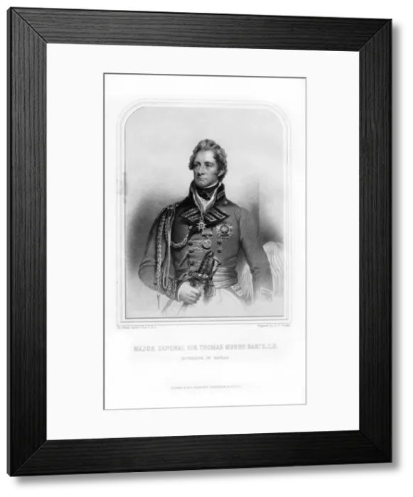 Framed Print : Sir Thomas Munro, Scottish soldier and statesman, (1870). Artist: TW Knight Framed Print : Sir Thomas Munro, Scottish soldier and statesman, (1870). Artist: TW Knight