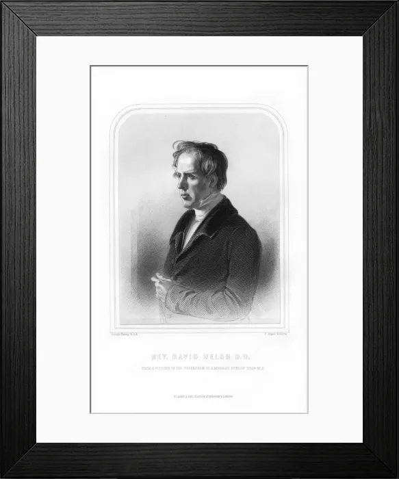 Framed Print : David Welsh, Scottish divine and academic, (1870). Artist: FA Roberts Framed Print : David Welsh, Scottish divine and academic, (1870). Artist: FA Roberts