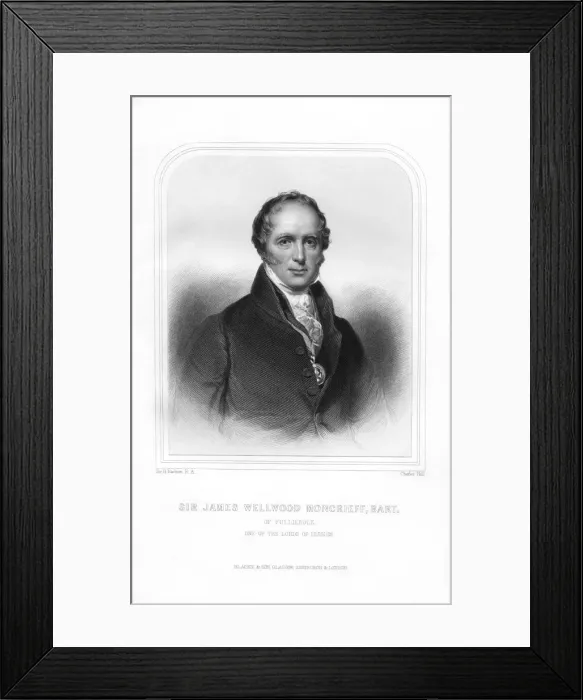 Framed Print : Sir James Wellwood Moncrieff, eminent Scottish judge, (1870). Artist: Charles Holl Framed Print : Sir James Wellwood Moncrieff, eminent Scottish judge, (1870). Artist: Charles Holl