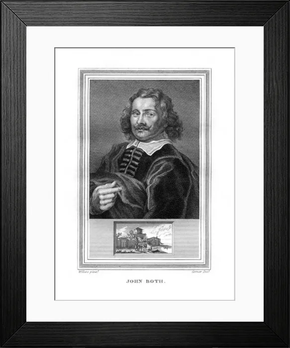 Framed Print : Jan Dirksz Both, Dutch Baroque era painter, (1825). Artist: John Corner Framed Print : Jan Dirksz Both, Dutch Baroque era painter, (1825). Artist: John Corner