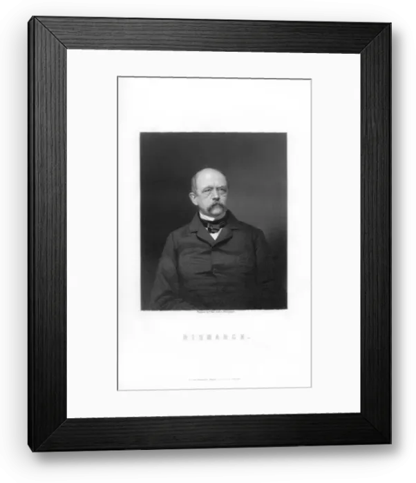 Framed Print : Otto von Bismarck, Duke of Lauenburg, German statesman, 1893. Artist: W Holl Framed Print : Otto von Bismarck, Duke of Lauenburg, German statesman, 1893. Artist: W Holl