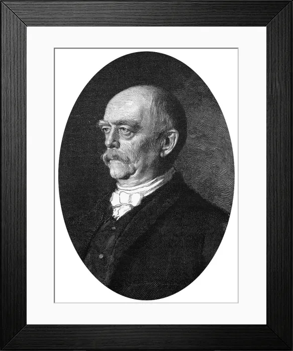 Framed Print : Otto von Bismarck, Duke of Lauenburg, German statesman, (1900) Framed Print : Otto von Bismarck, Duke of Lauenburg, German statesman, (1900)