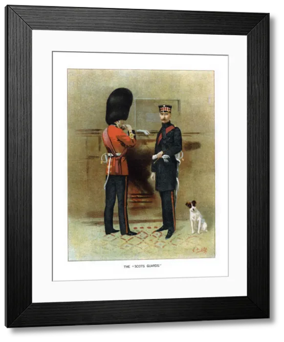 Framed Print : The Scots Guards, c1890. Artist: Geoffrey Douglas Giles Framed Print : The Scots Guards, c1890. Artist: Geoffrey Douglas Giles