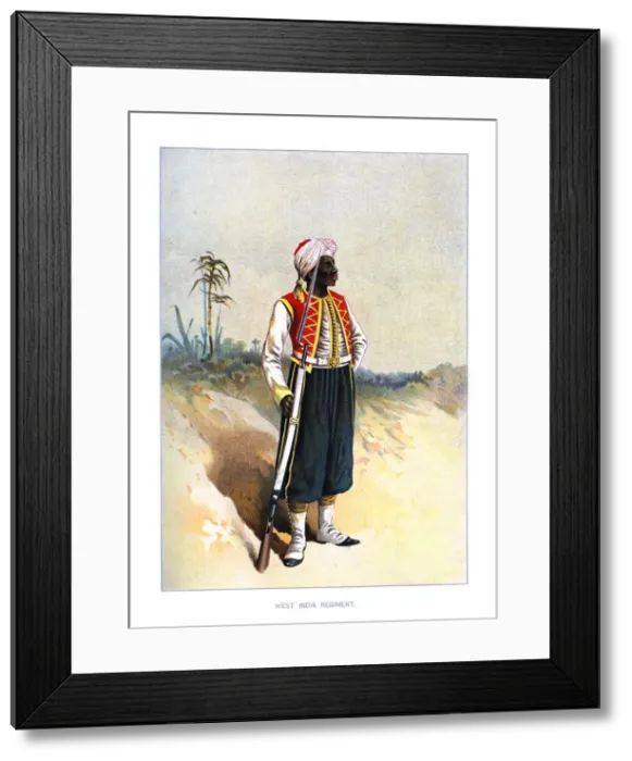 Framed Print : West India Regiment, c1890. Artist: H Bunnett Framed Print : West India Regiment, c1890. Artist: H Bunnett