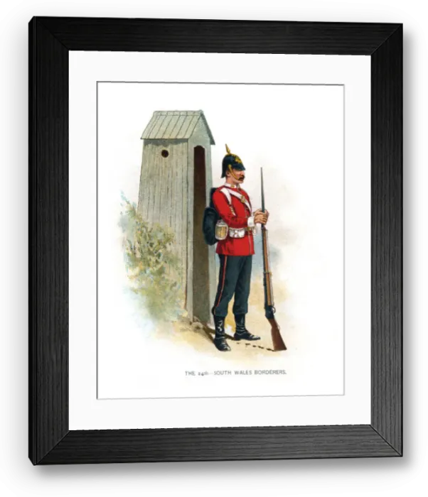 Framed Print : The 24th South Wales Borderers, c1890 Framed Print : The 24th South Wales Borderers, c1890