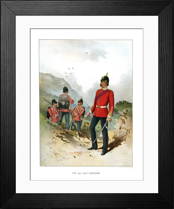 Framed Print : The 15th East Yorkshire, c1890 Framed Print : The 15th East Yorkshire, c1890