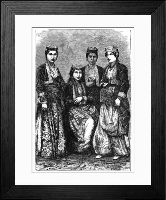 Framed Print : Armenian ladies, c1890 Framed Print : Armenian ladies, c1890