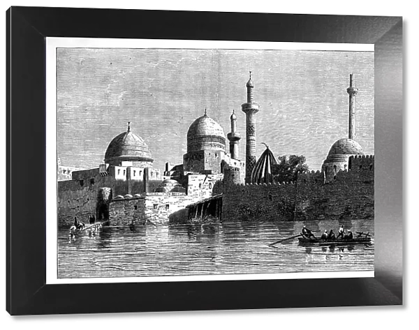 View of Mosul from the River Tigris, Iraq, c1890