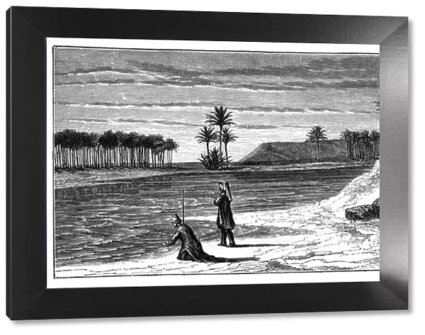 The banks of the Euphrates, c1890