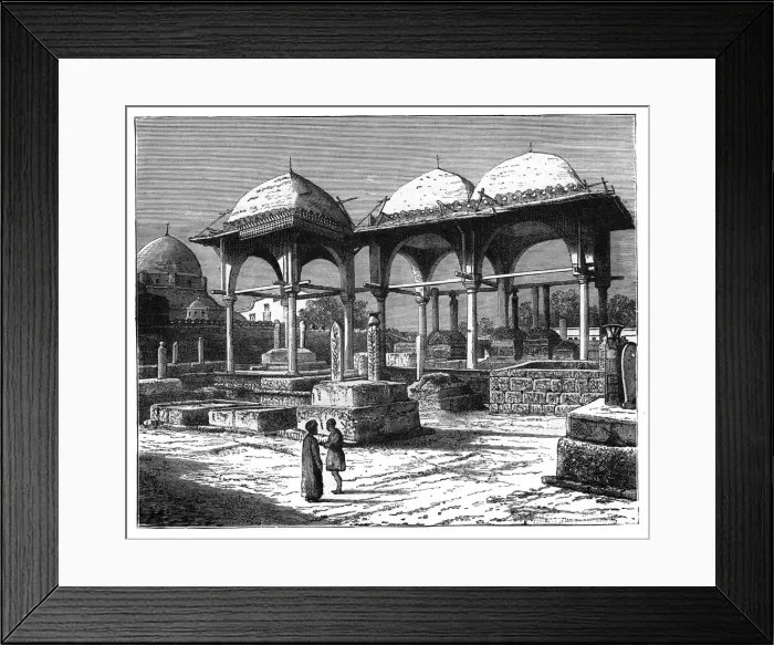 Framed Print : The tomb of the Mamelukes, c1890 Framed Print : The tomb of the Mamelukes, c1890
