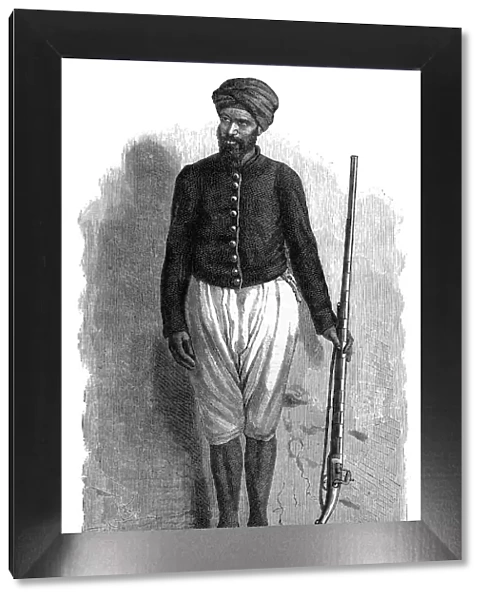 An Arab soldier of Tunis, c1890