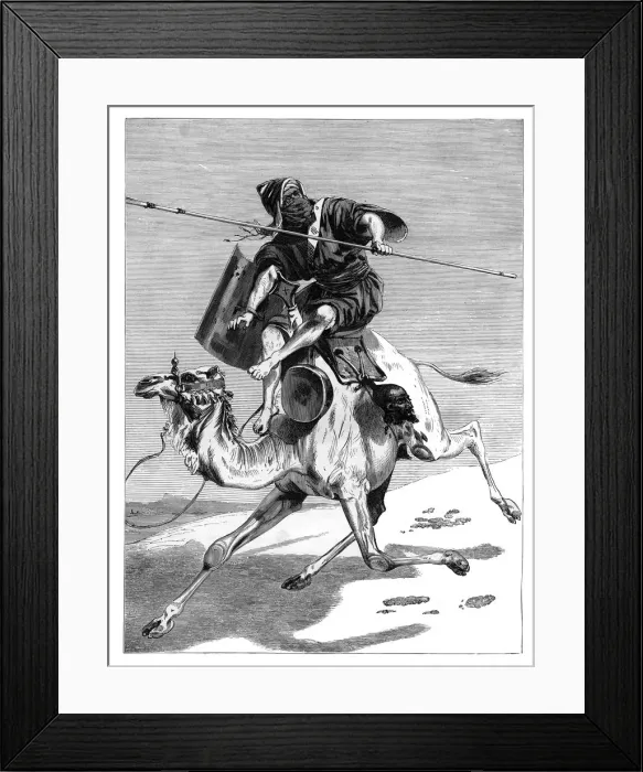 Framed Print : A Moorish warrior, c1890 Framed Print : A Moorish warrior, c1890