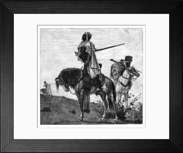 Framed Print : Bedouins at prayer, c1890 Framed Print : Bedouins at prayer, c1890