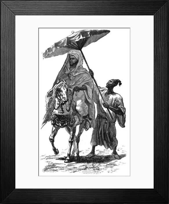 Framed Print : The Sultan of Morocco, c1890 Framed Print : The Sultan of Morocco, c1890