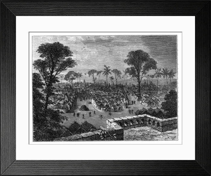 Framed Print : Kumasi, Ashanti, Gold Coast, West Africa, c1890 Framed Print : Kumasi, Ashanti, Gold Coast, West Africa, c1890