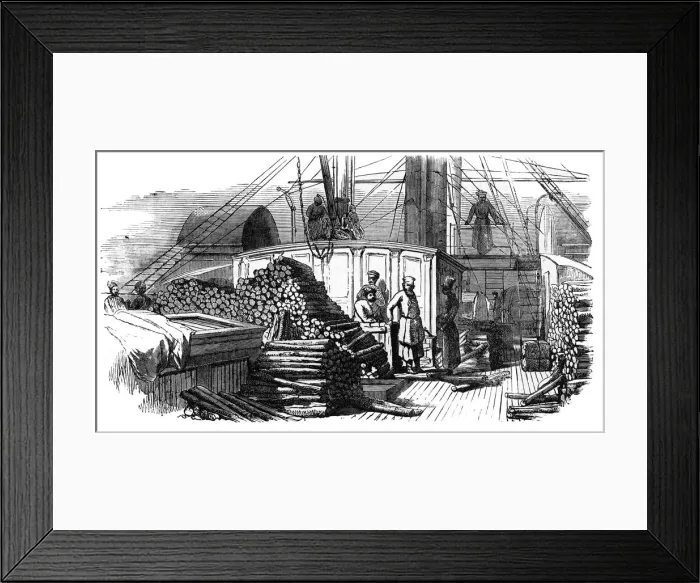 Framed Print : A steamboat on the Volga, Russia, c1890 Framed Print : A steamboat on the Volga, Russia, c1890
