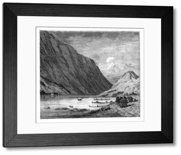 Framed Print : Lake Bandak, Norway, c1890 Framed Print : Lake Bandak, Norway, c1890