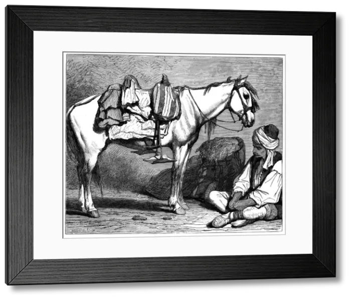 Framed Print : A Bosnian peasant, c1890 Framed Print : A Bosnian peasant, c1890