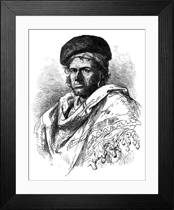 Framed Print : Spanish peasant, c1890 Framed Print : Spanish peasant, c1890