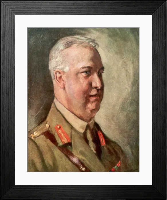 Framed Print : Sir Arthur William Currie, Canadian First World War general, (1926)