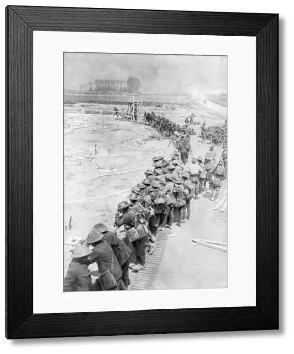 Framed Print : Australian troops the day before of the Battle of Messines, Belgium, 6 June 1917 Framed Print : Australian troops the day before of the Battle of Messines, Belgium, 6 June 1917